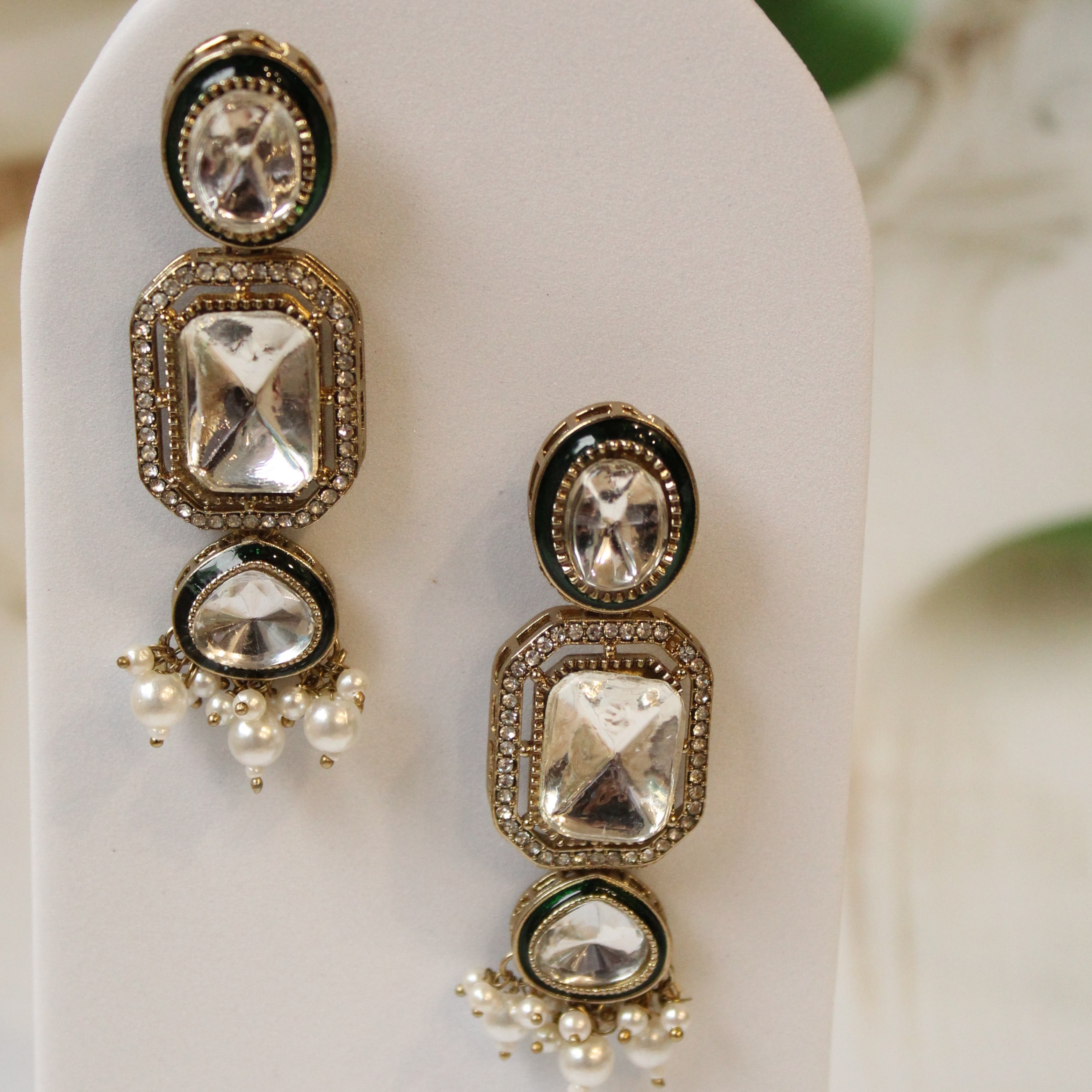 mandakini kundan earrings