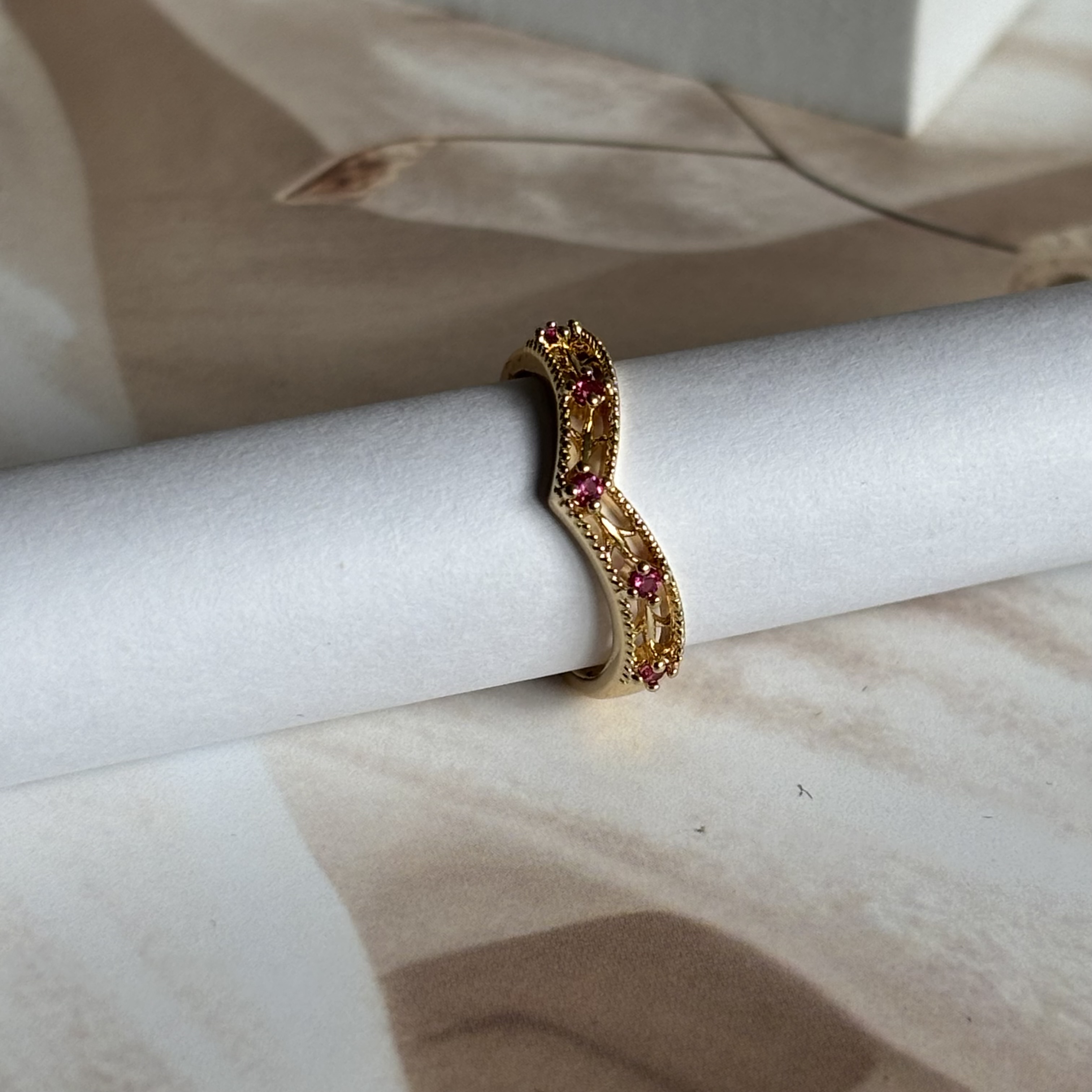 Princess ring - gold