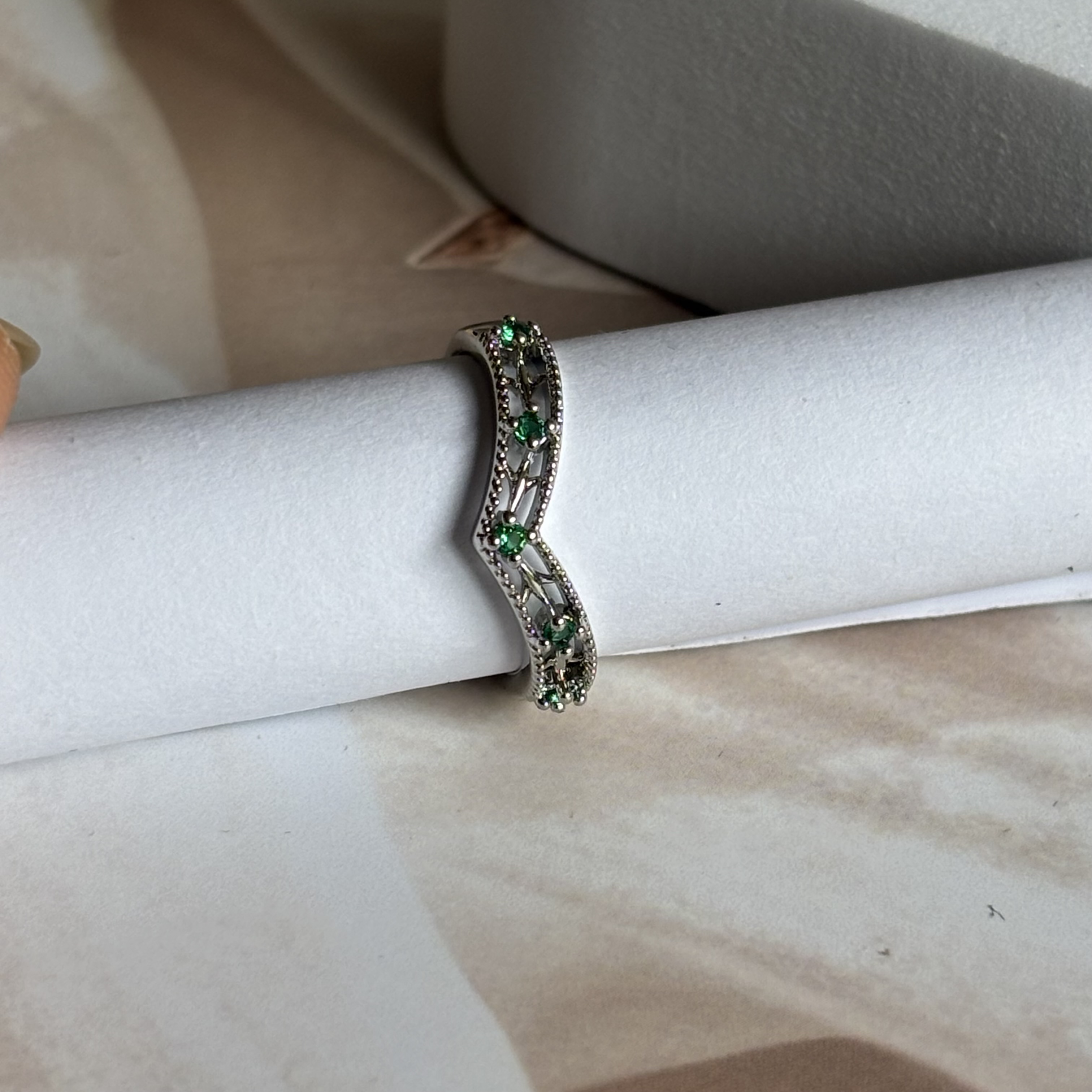 Princess ring - silver