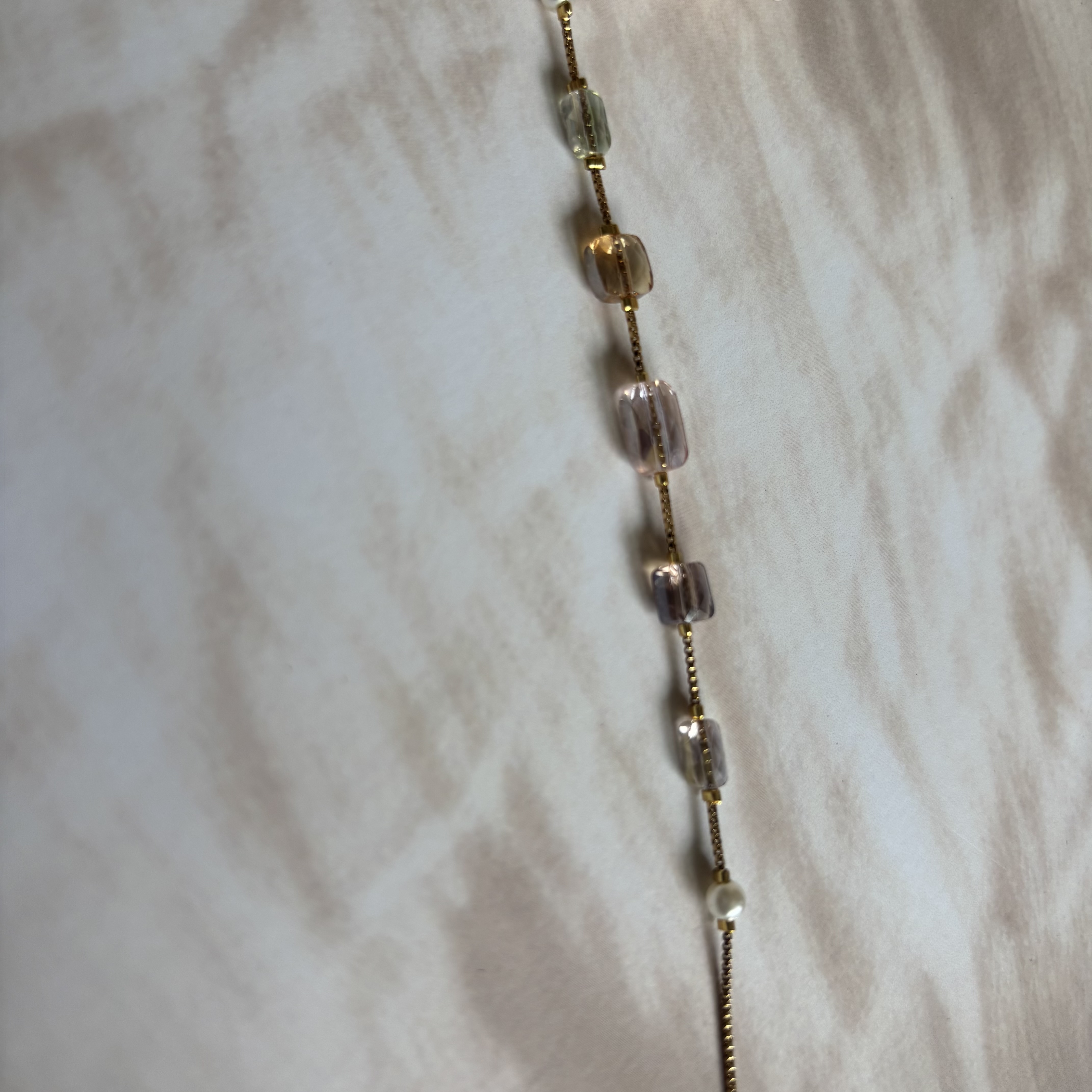 Pastel crystal bracelet