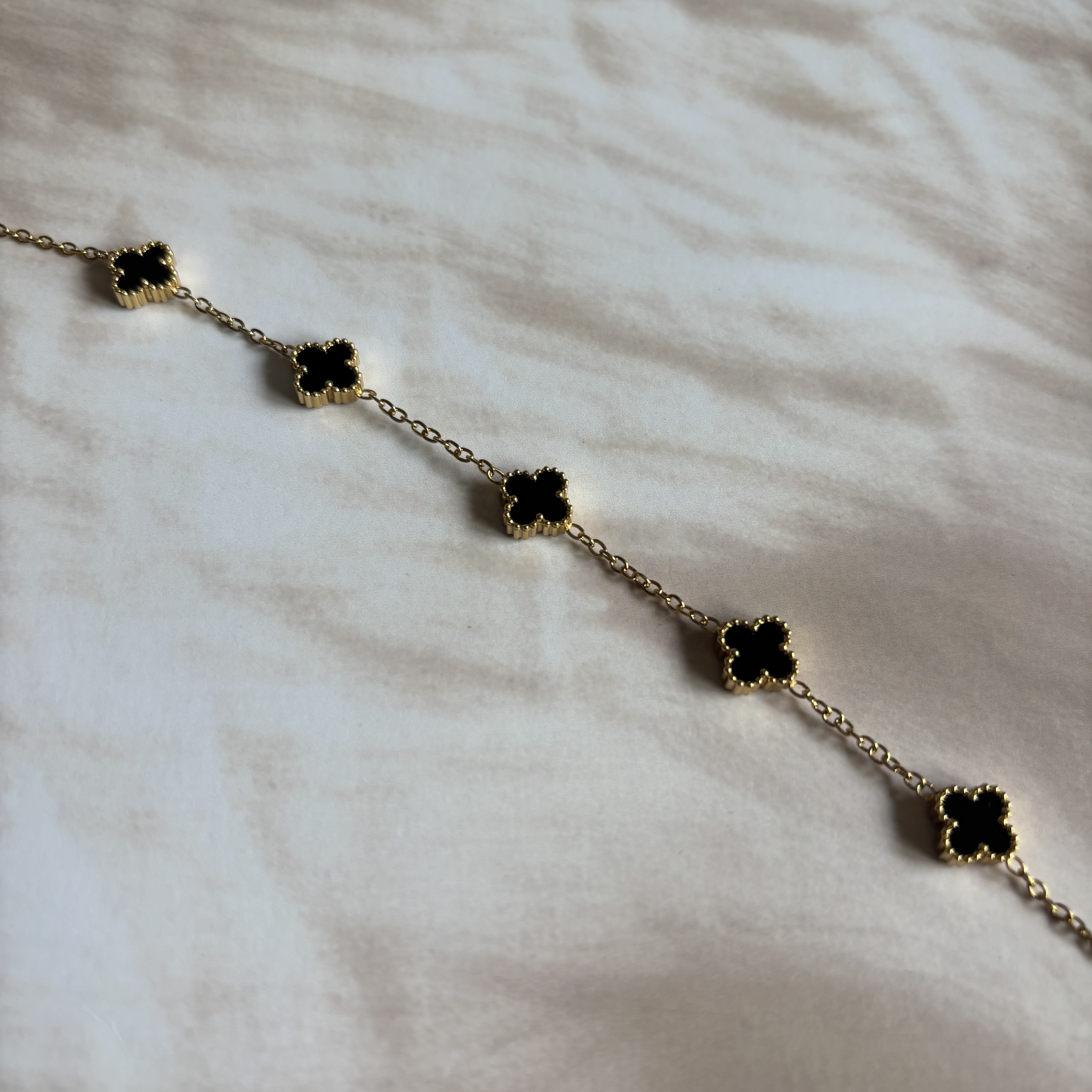 Black clover bracelet