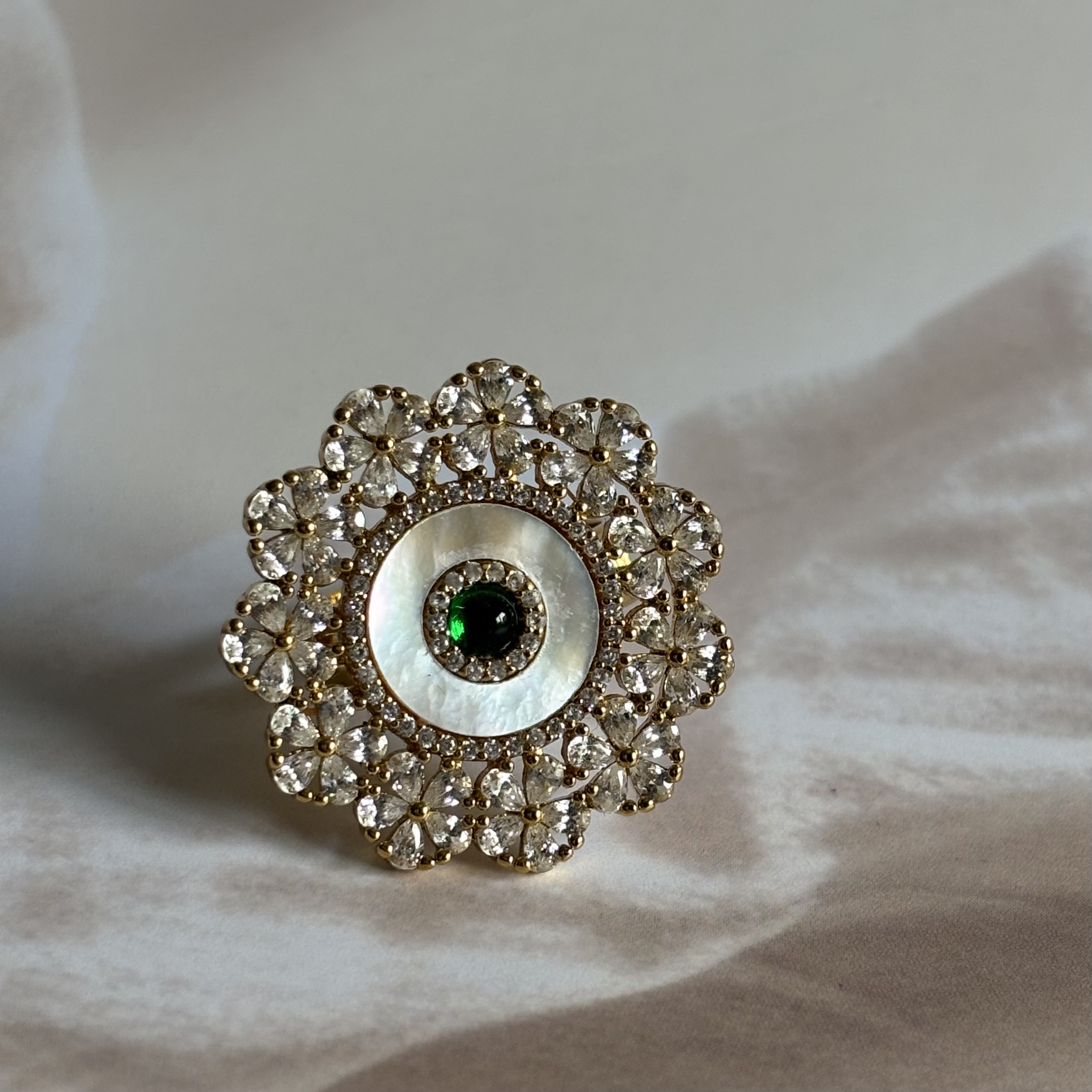 MOP American Diamond ring