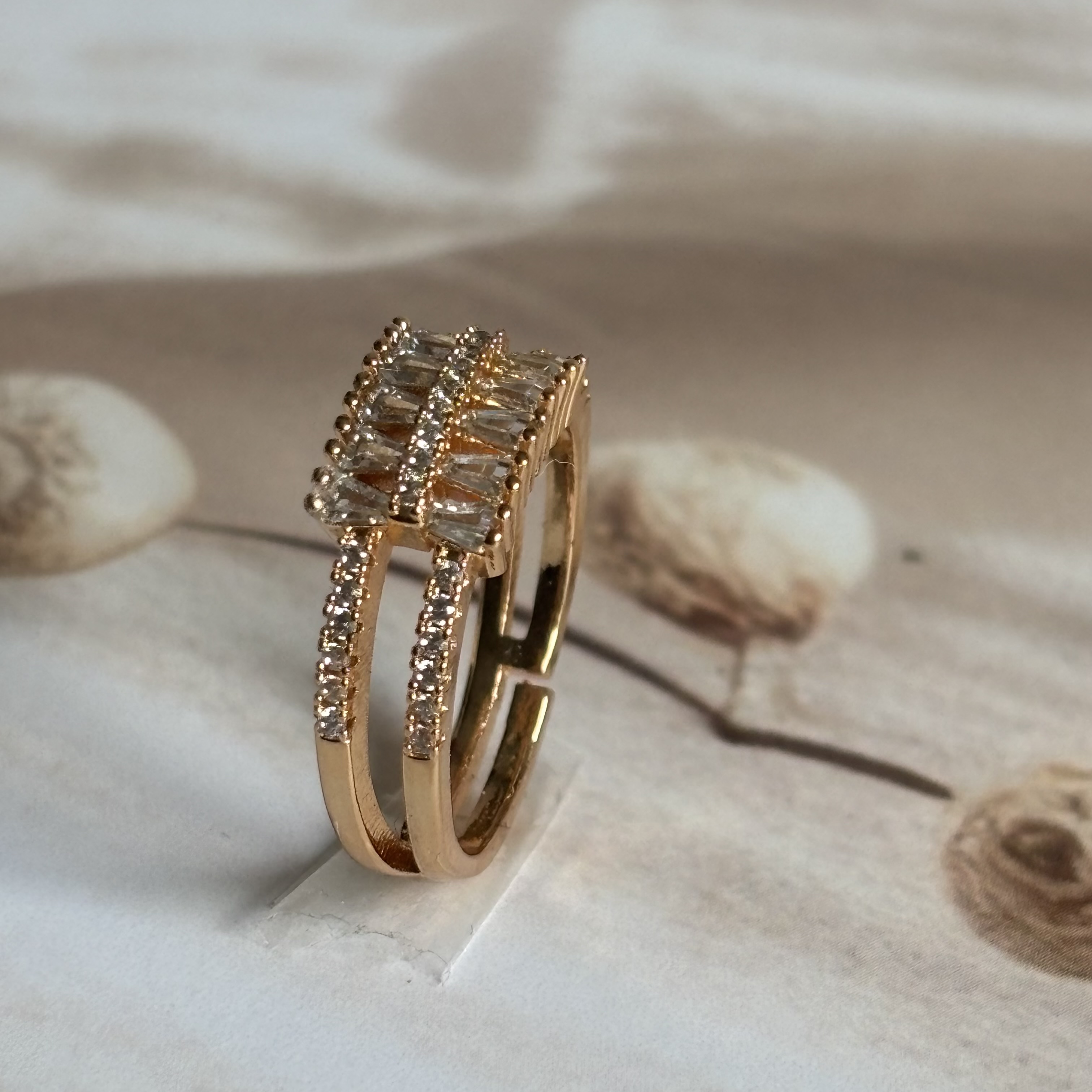 Rose gold ring