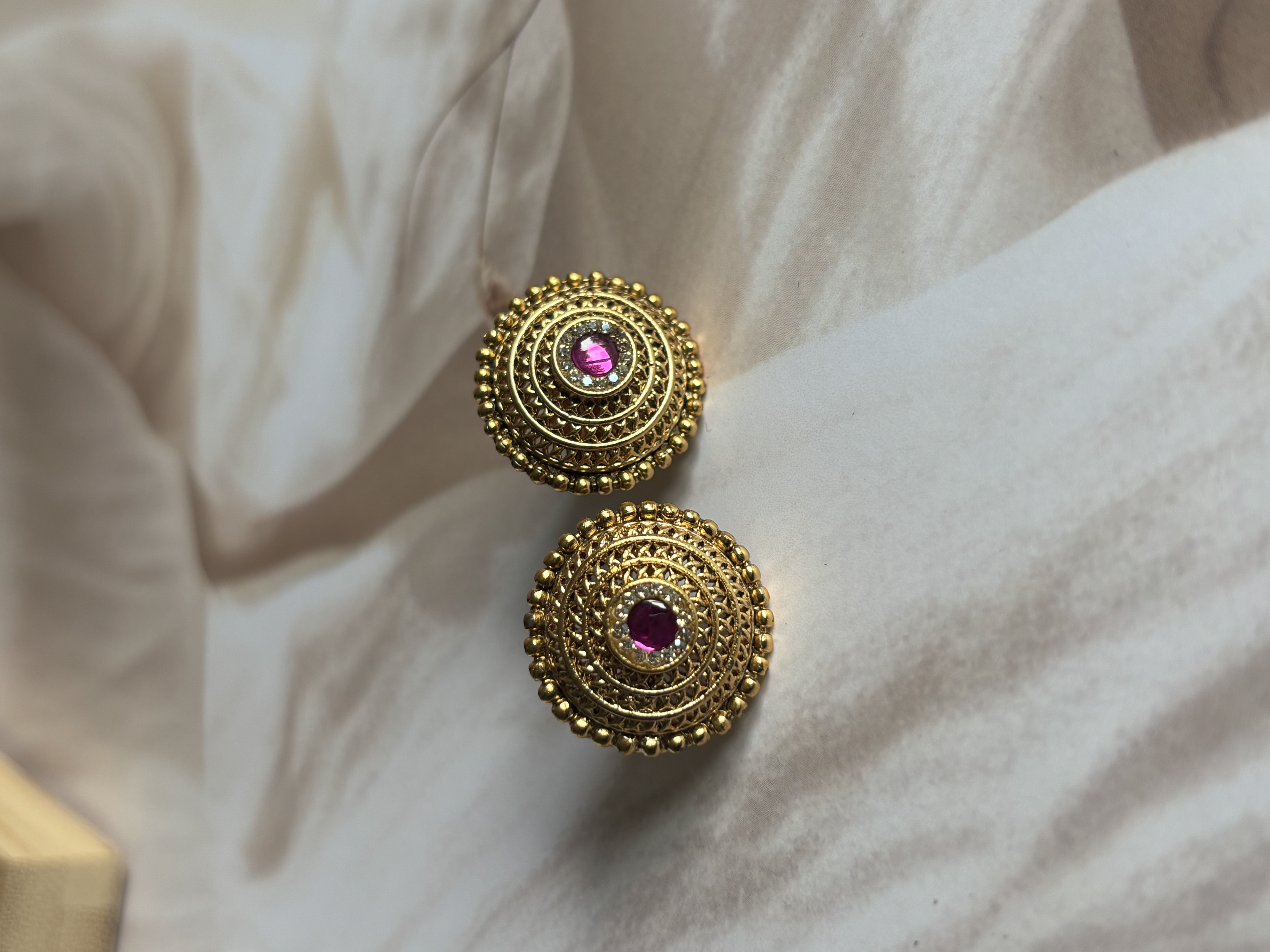 Ruby studs