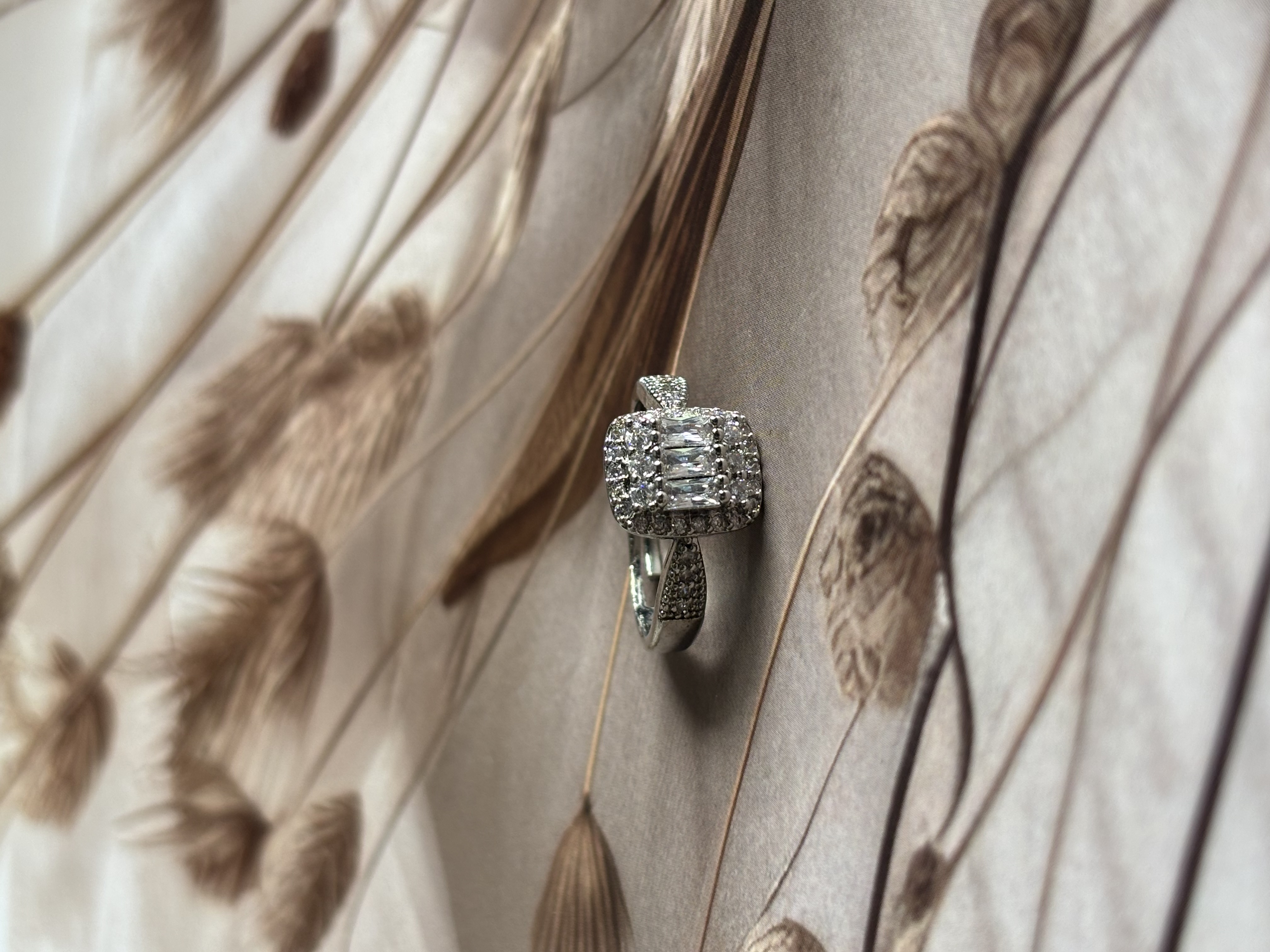 AD silver ring