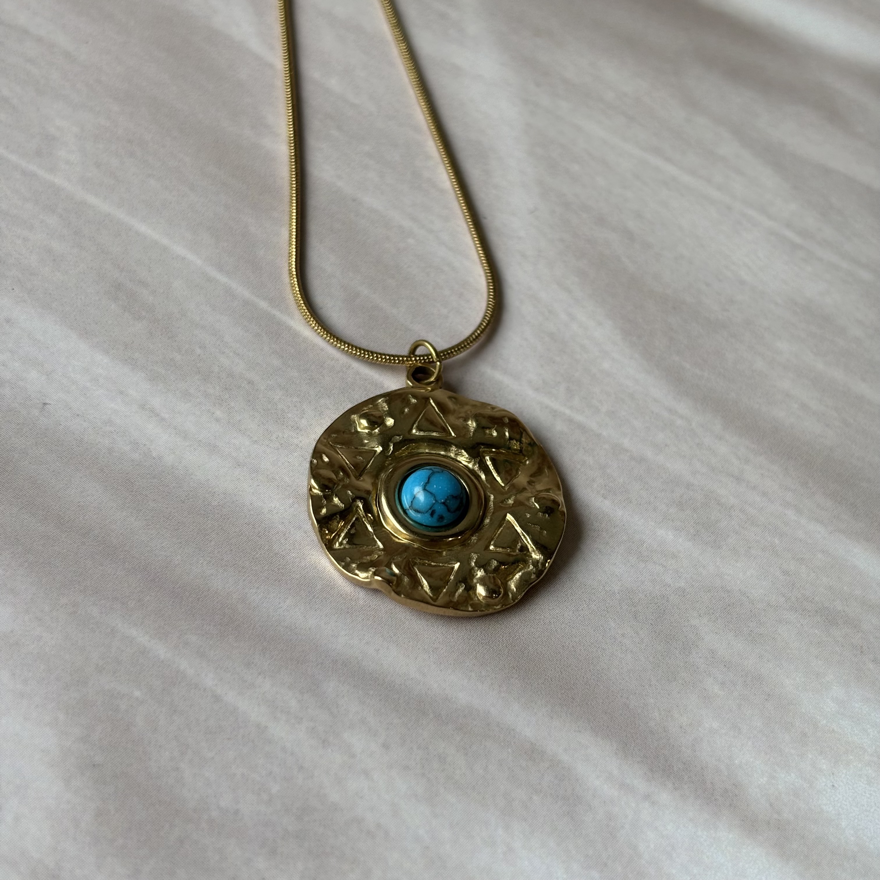 TURQUOISE HOWLITE Pendant