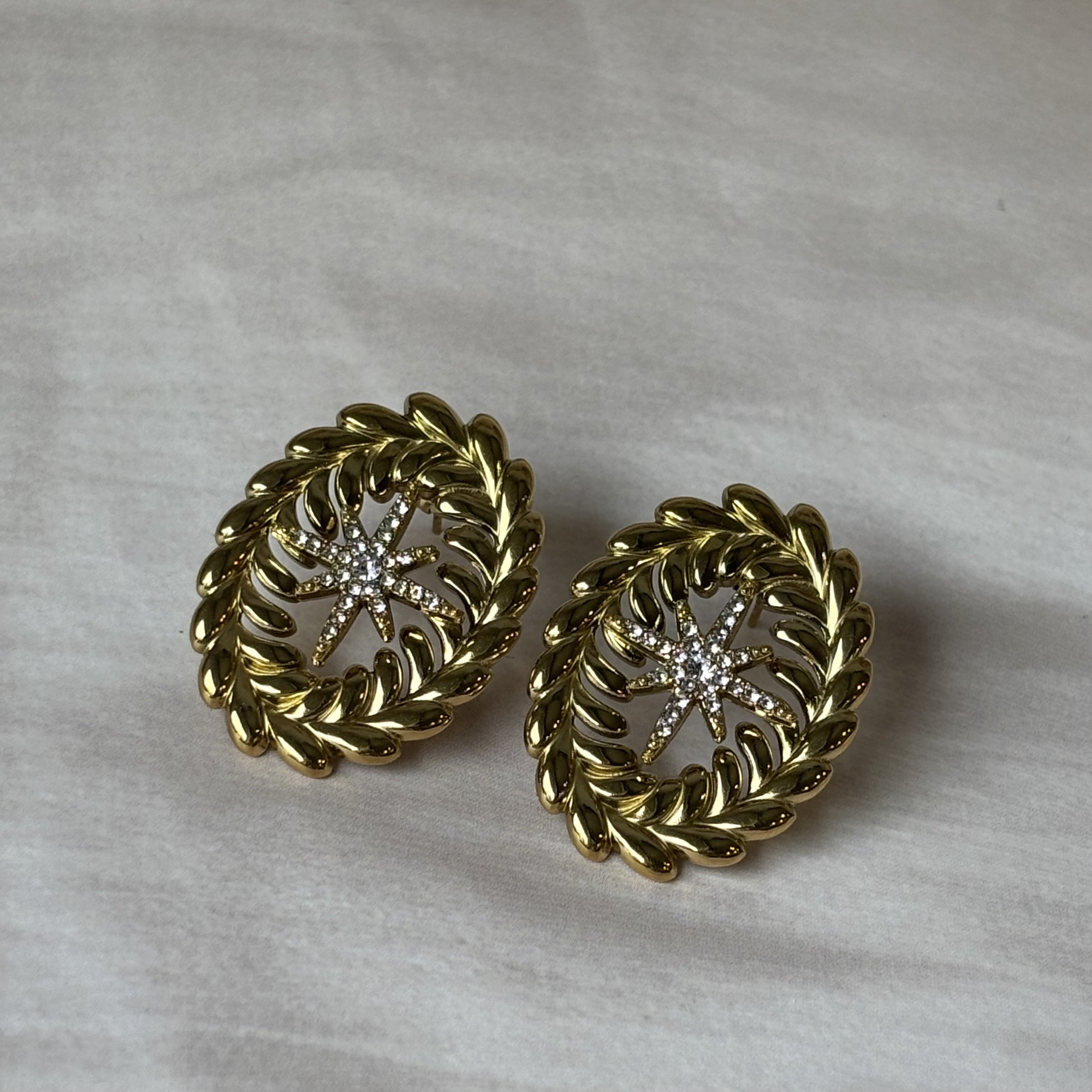Gold AD studs