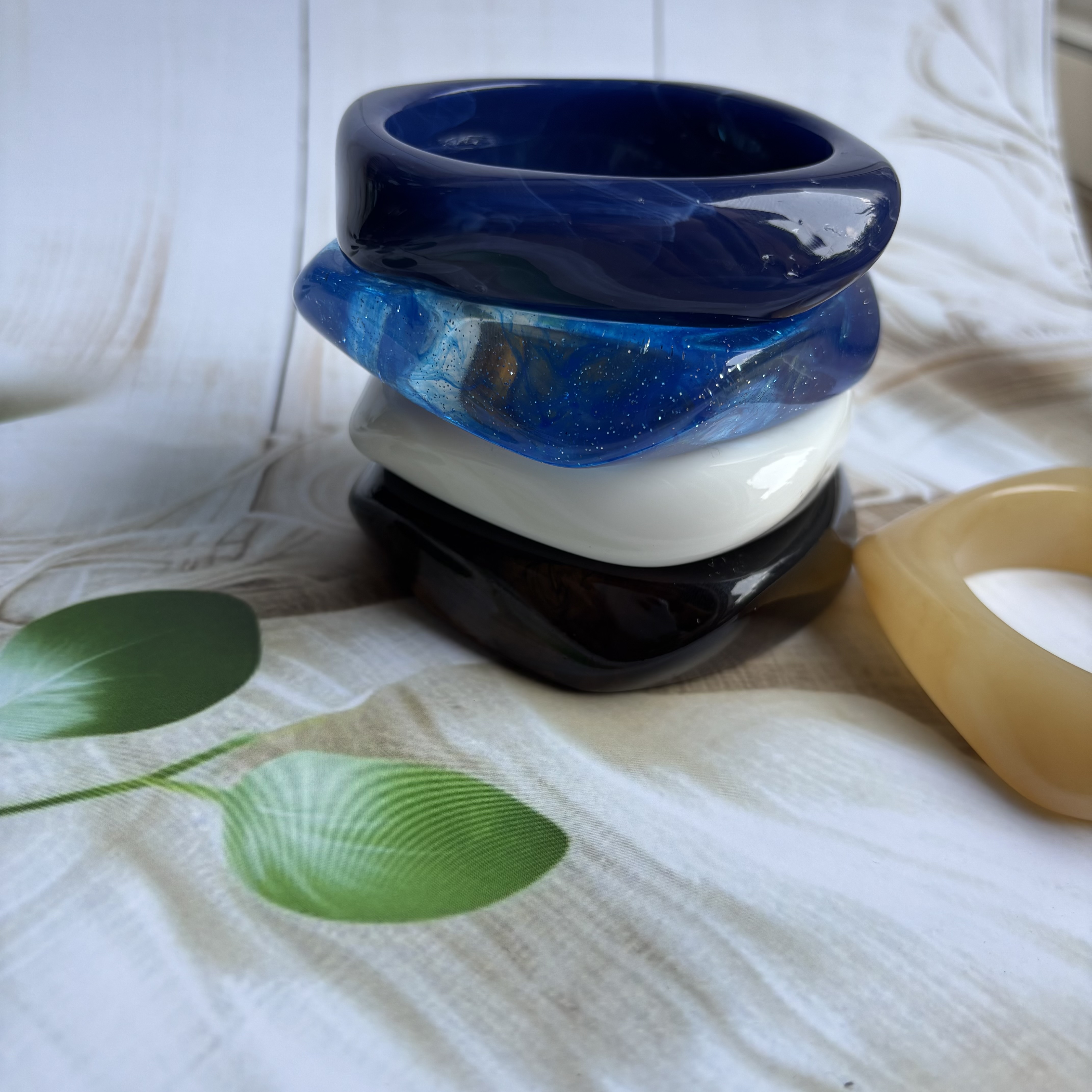 Resin bangles 300 rs/- each