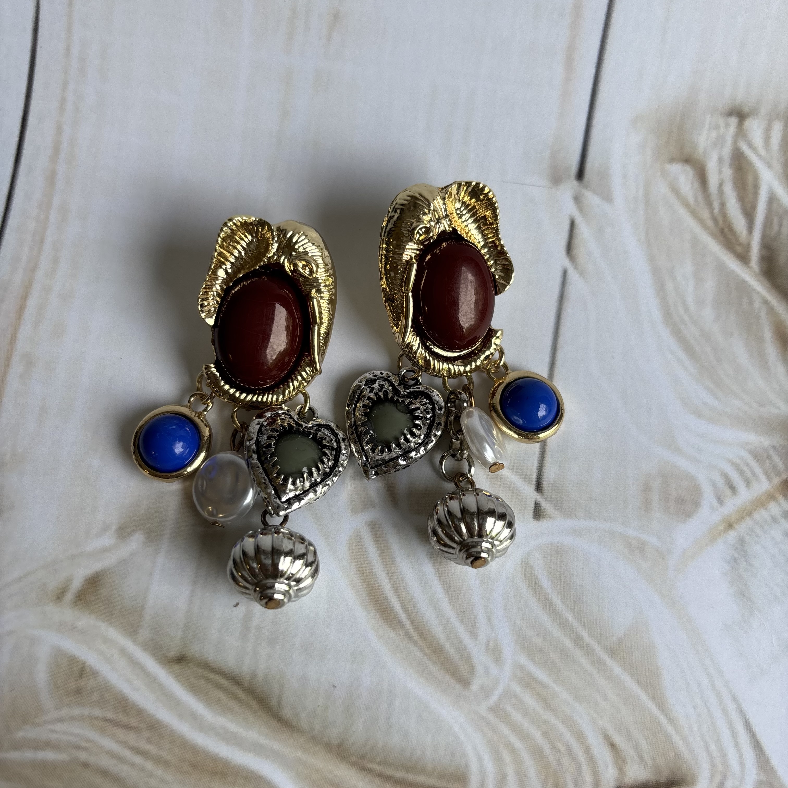 Boho charm earrings