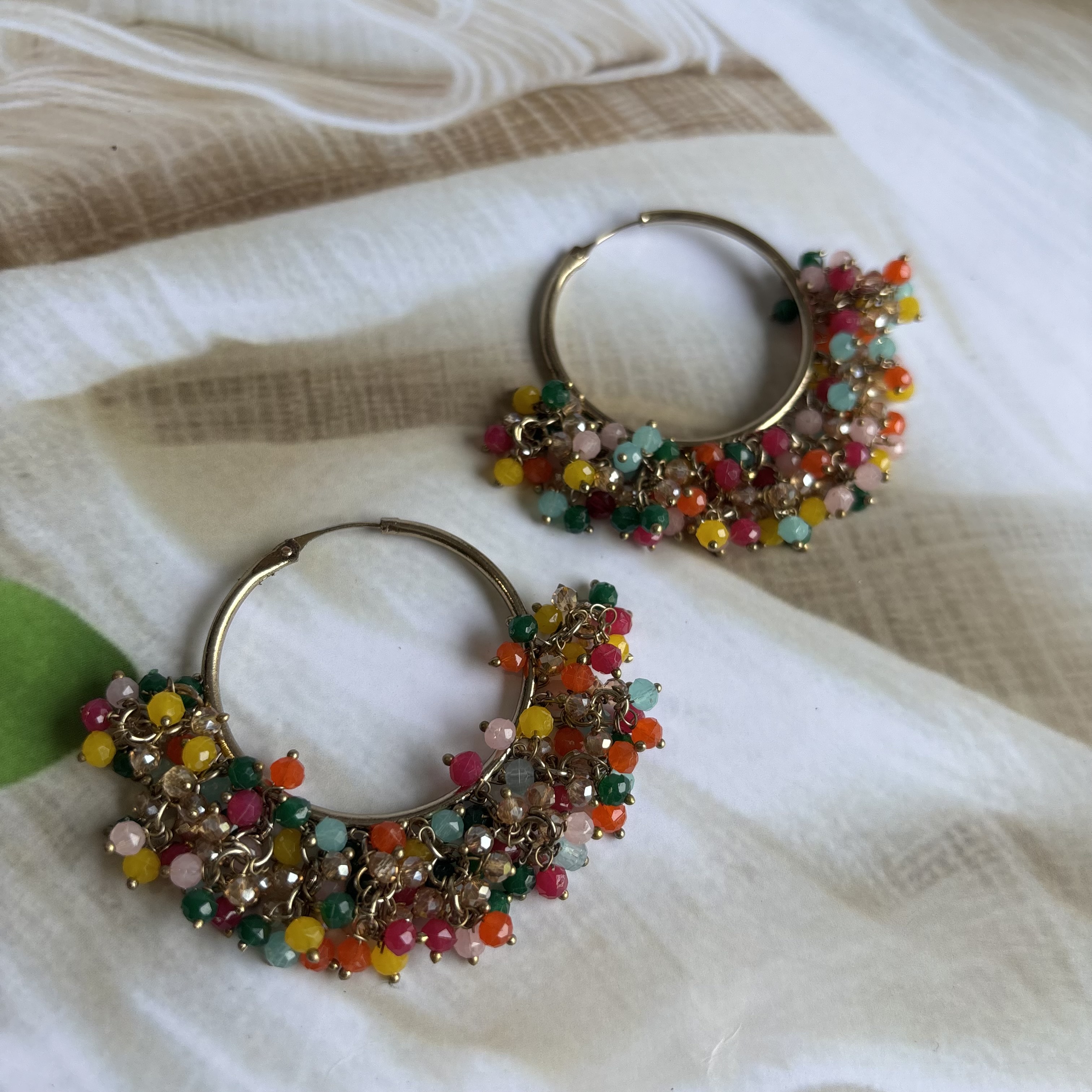 Multi colour beads baali