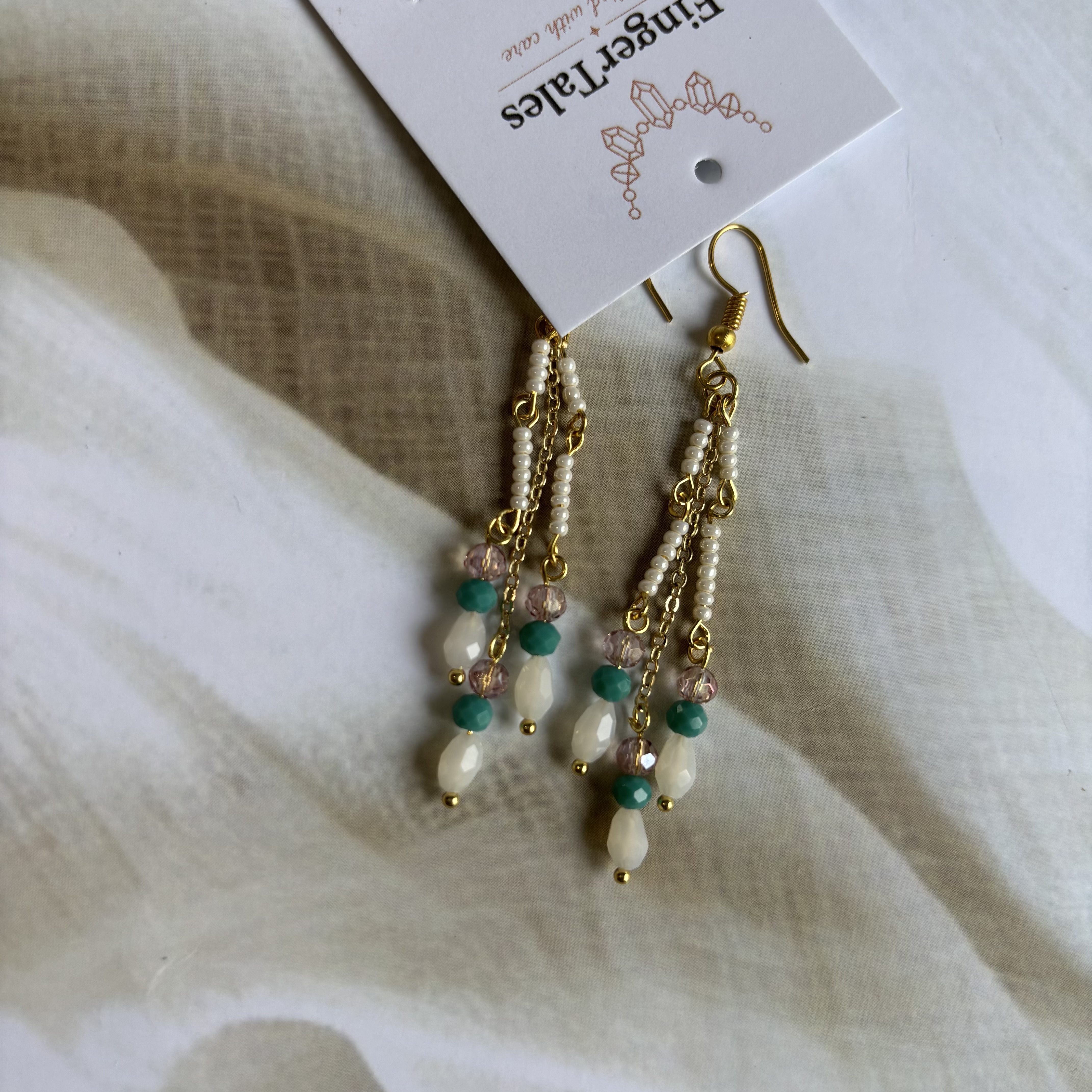Princess beads earrings